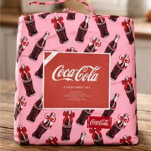 Coca-Cola Pink and Red Sheet Set